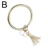Stylish Bracelet Keychain With Tassel Pendant