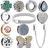 925 Sterling Silver Bracelet for Watch Charm Sandwich Handicraft