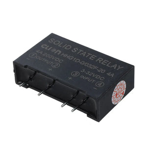 3-32V DC to 200V DC 4A SSR 4 Pin PCB Relay