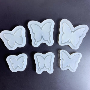 Butterfly Shape Quicksand Silicone Mold Keyring Pendant