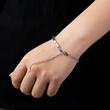 Ins Wind Rectangular Block Bracelet Women Titanium Steel