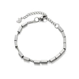 Ins Wind Rectangular Block Bracelet Women Titanium Steel