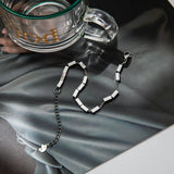 Ins Wind Rectangular Block Bracelet Women Titanium Steel