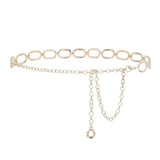 Metal Chain Decorative Jeans Waist Belt for Women