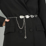 Metal Chain Decorative Jeans Waist Belt for Women