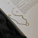 925 Silver Double Chain Beads Bracelet for Women