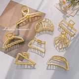 Metal Geometric Hair Clips for Girls Hair Accessories Gift