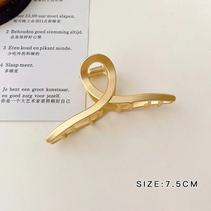 Metal Geometric Hair Clips for Girls Hair Accessories Gift