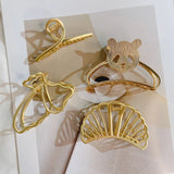 Metal Geometric Hair Clips for Girls Hair Accessories Gift