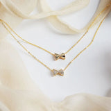 Micro Inlaid CZ Beans Women Necklace Bling Zirconia Collar Kolye