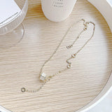 Ins Hot Opal Women Necklace Plated 3 layers 14k Real High Qulity