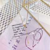 Ins Hot Pearl Round Necklace Adjustable Clavicle Rope Water Drop Party Necklace