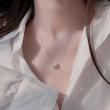Zirconia CZ Necklace Wedding Pendant Jewelry
