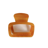 Square Hollow Marbling Hair Clip Claw Acetic Acid Colorful Small Shark Clip