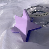 Large Star Hair Clip Claw Acrylic Shark Clip Hair Accessory