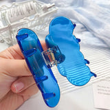 8.5CM Cloud Transparent Candy Acrylic Shark Clip Hair Accessories