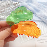 8.5CM Cloud Transparent Candy Acrylic Shark Clip Hair Accessories