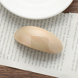 8.5CM Retro Marbling Acetate Oval Hairpins Girl's Hair Accessories