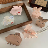 Cute Rabbit Hair Clip Claw for Girls