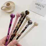 Marble Acetate Hairpins, Simply Style, Hair Chopstick