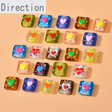 Glass Straight Hole Beads Diy Beading Material