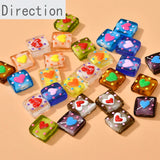 Glass Straight Hole Beads Diy Beading Material