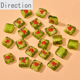 Glass Straight Hole Beads Diy Beading Material