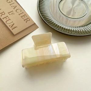 6.6cm Stripe Hair Clip Claw Acetic Acid Shark Clip Accessorie