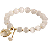 Cat's Eye Crystal Bracelet Freshwater Pearl