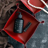 Leather Portable Storage Box Jewelry Viewing Pallet