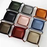 Leather Portable Storage Box Jewelry Viewing Pallet