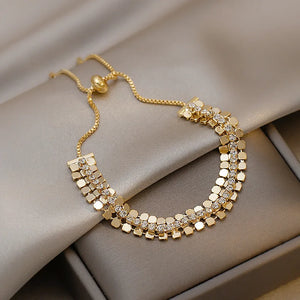 Crystal Adjustable Bracelet for Women