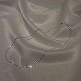 Rhinestone Tennis Necklace Crystal Chain Jewelry Collares Bijoux Femme