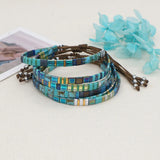 Ethnic Vintage Style Multi-layer Stacked Couple Bracelet