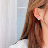 14K Plated Non Pierced Minimalist Round Magnet Earrings