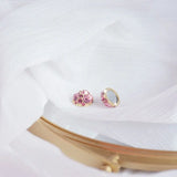 14K Plated Non Pierced Minimalist Round Magnet Earrings