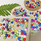 Reflective Laser Dream Beads Acrylic Loose Beads DIY Jewelry