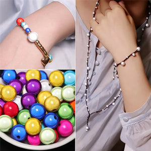 Reflective Laser Dream Beads Acrylic Loose Beads DIY Jewelry