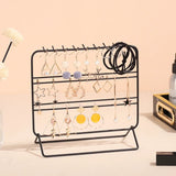 Iron Metal Hanging Jewelry Organizer for Earrings, Necklaces, Bracelets