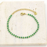 Rose Crystal Steel Bracelet Bead String Ornament