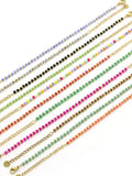 Rose Crystal Steel Bracelet Bead String Ornament