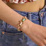 Leisure Punk Rainbow Metal Necklace for Girls