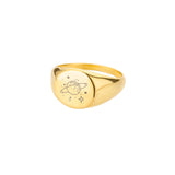 Stainless Steel Rings For Women Men Bee Planet Butterfly Ring