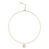 Wind Personality Coin Necklace Queen Head Portrait Set