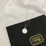 Wind Personality Coin Necklace Queen Head Portrait Set