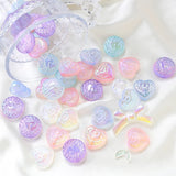 Acrylic Plated Love Beaded Beads DIY Jewelry Materials