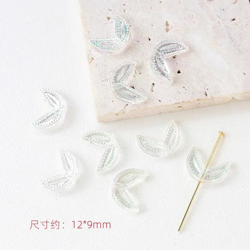 Acrylic Plated Love Beaded Beads DIY Jewelry Materials