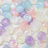 Acrylic Plated Love Beaded Beads DIY Jewelry Materials