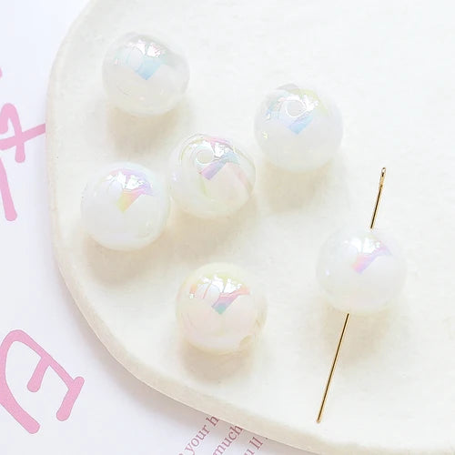 1,000pcs Straight Hole Beads DIY Jewelry Bracelet Necklace