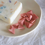 Gray Powder Triangle DIY Earrings Jewelry Materials